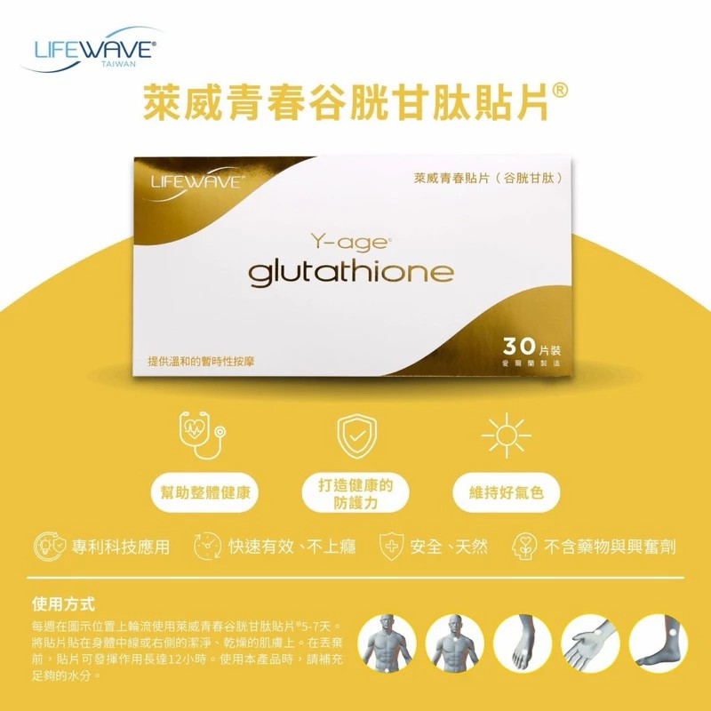 Lifewave萊威-穀胱甘肽貼片功效說明